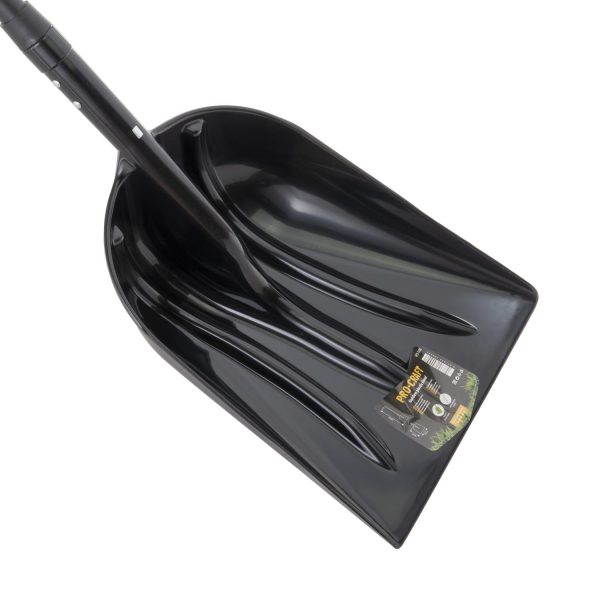 Lopata na sníh a obilí 36,5 cm plastová se sklolaminátovou násadou dlouhá 150cm Procraft GPS-1500 - Image 4