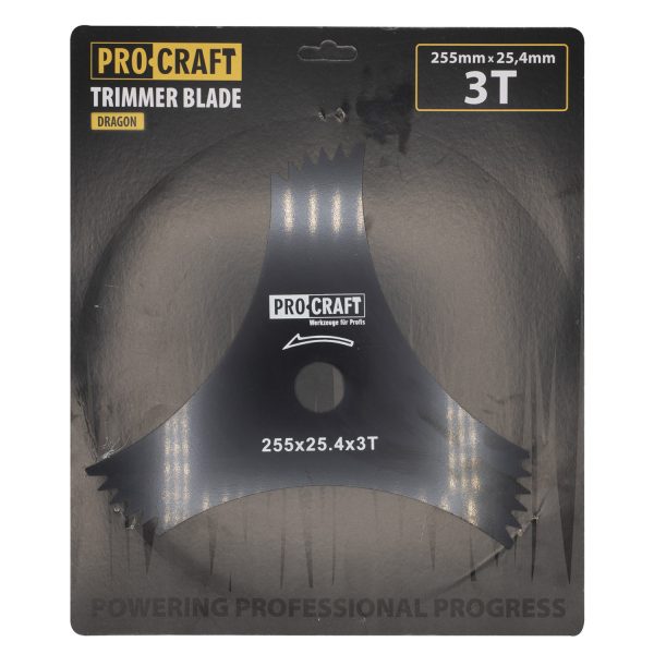 Nůž křovinořezu (D255*25.4) 3T (DRAGON) PROCRAFT - Image 4