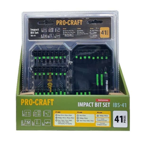 Sada rázových bitů Procraft IBS-41, S2 - Image 3