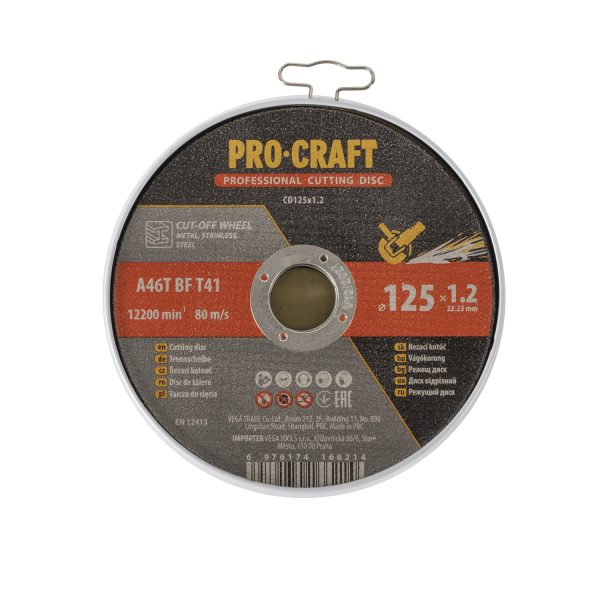 Sada řezných kotoučů Procraft CD125x1.2b - Image 3