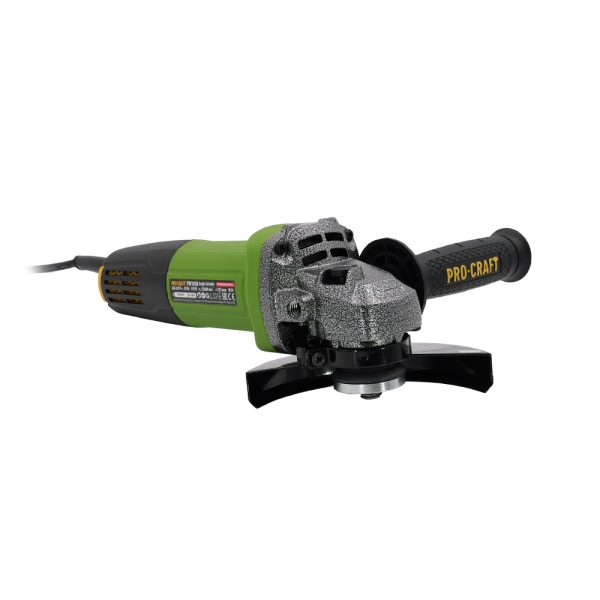 Bruska úhlová Procraft PW1050 + rychloupínací matice, 10x řezný kotouč, 2x lamelový kotouč - Image 4