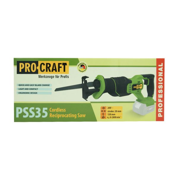 Procraft aku sada nářadí 20V 6dílů 2 x baterie s nabíječkou - Image 2