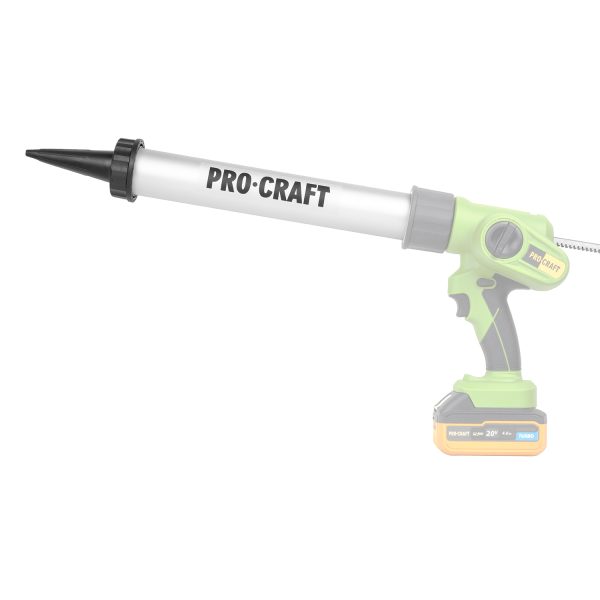 ALU trubicový zásobník 600ml pro měkké tuby Procraft TH60020 pro aku pistole na tmel PC20bb - Image 3