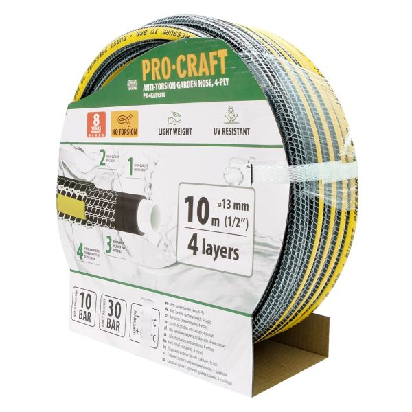 Černo-žlutá zahradní hadicí Procraft PR-4KAT1310 - Image 3