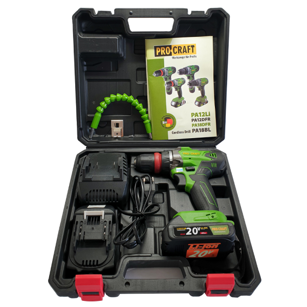 Procraft aku sada nářadí 20V 6dílů 2 x baterie 2.0Ah s nabíječkou - Image 16