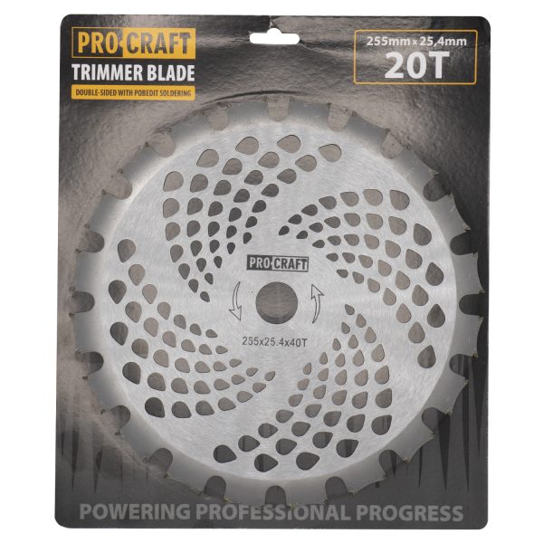 Nůž křovinořezu (D255*25.4) 40Т (oboustranný) PROCRAFT - Image 4