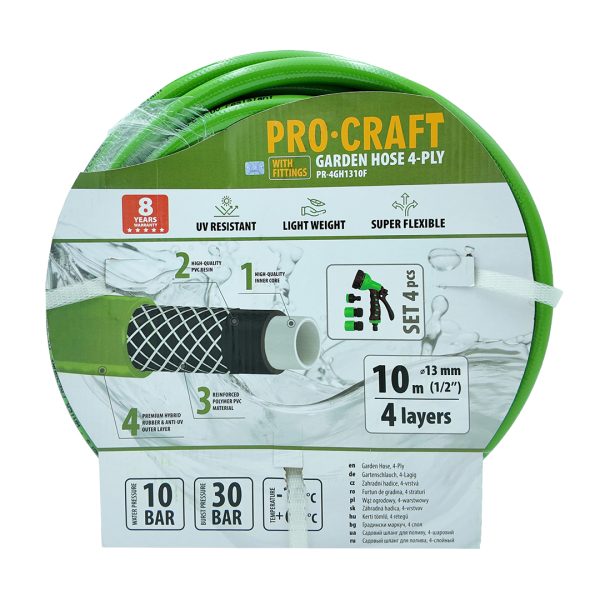 Zelená zahradní hadicí Procraft PR-4GH1310F - Image 2