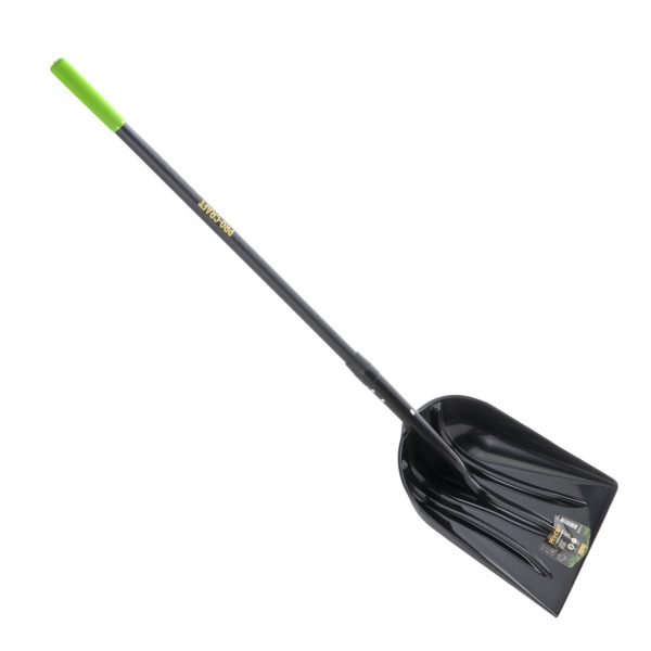 Lopata na sníh a obilí 36,5 cm plastová se sklolaminátovou násadou dlouhá 150cm Procraft GPS-1500 - Image 2