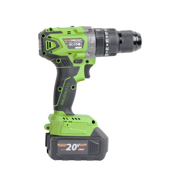 Aku vrtací šroubovák s příklepem Procraft SPA18BL Brushless se sadou bitů DBS-101 - Image 5