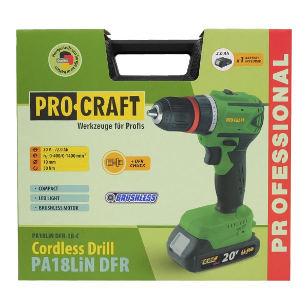 Aku šroubovák Procraft PA18LiN DFR - Image 2