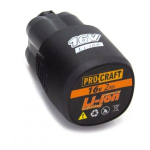 Baterie akumulátorová, 16V Li-ion, 2000mAh  Procraft 16/2