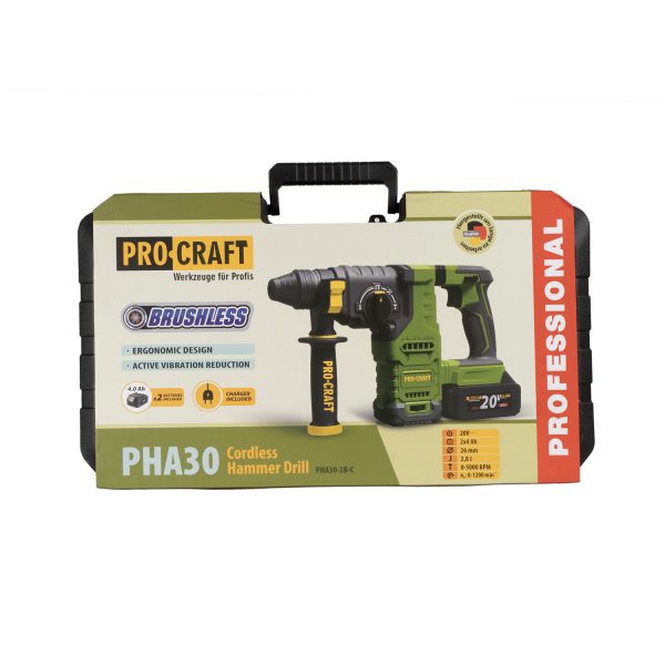 Aku vrtací kladivo Procraft PHA30 - Image 21