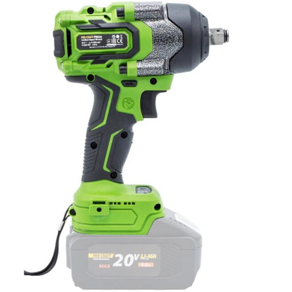 Aku rázový utahovák Procraft PWA36bb (bez baterie a nabíječky) - Image 4
